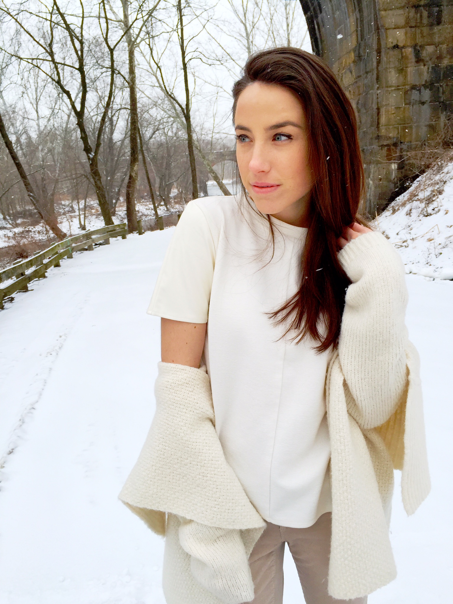 outfit | snow day neutrals