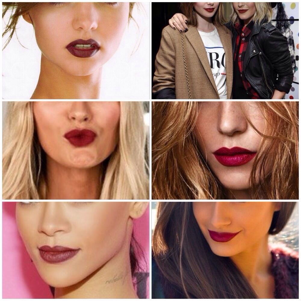 Fall Makeup - Dark Lips