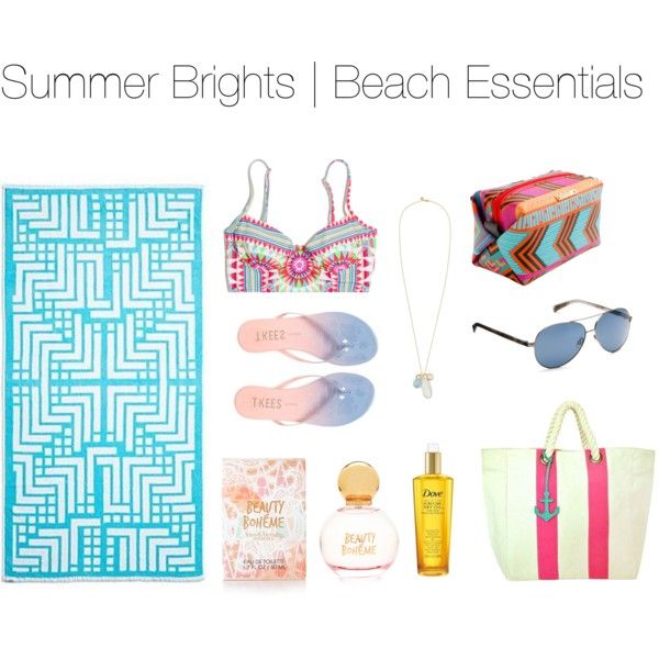 summer brights - beach essentials