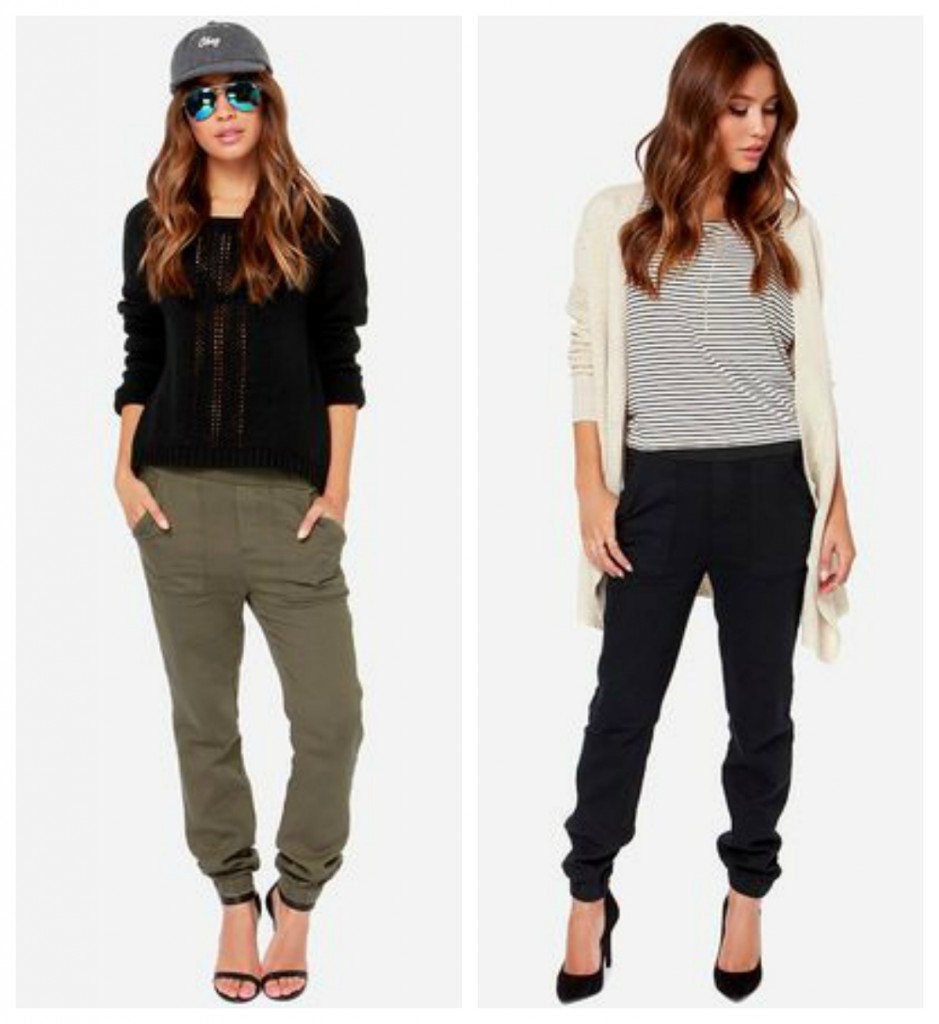 slouchy casual fall pants