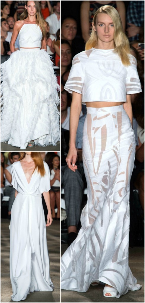 christian siriano spring 2015 NYFW white favorites